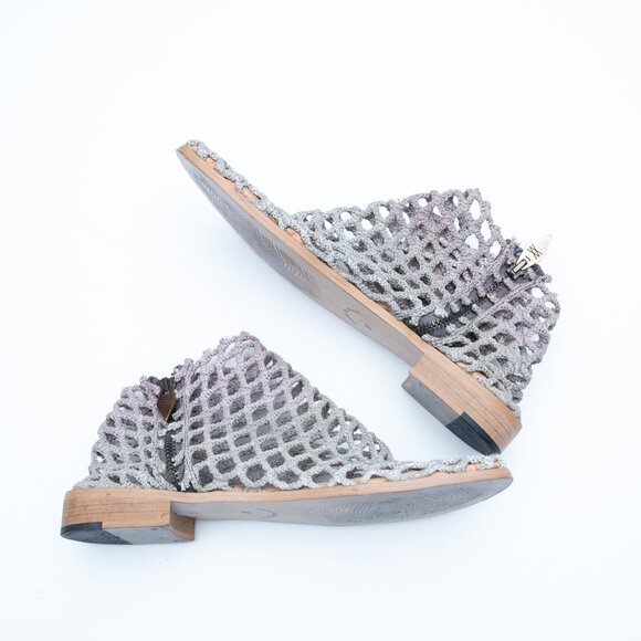 Verdura Geometric Netted Boots - Picture 3 of 8